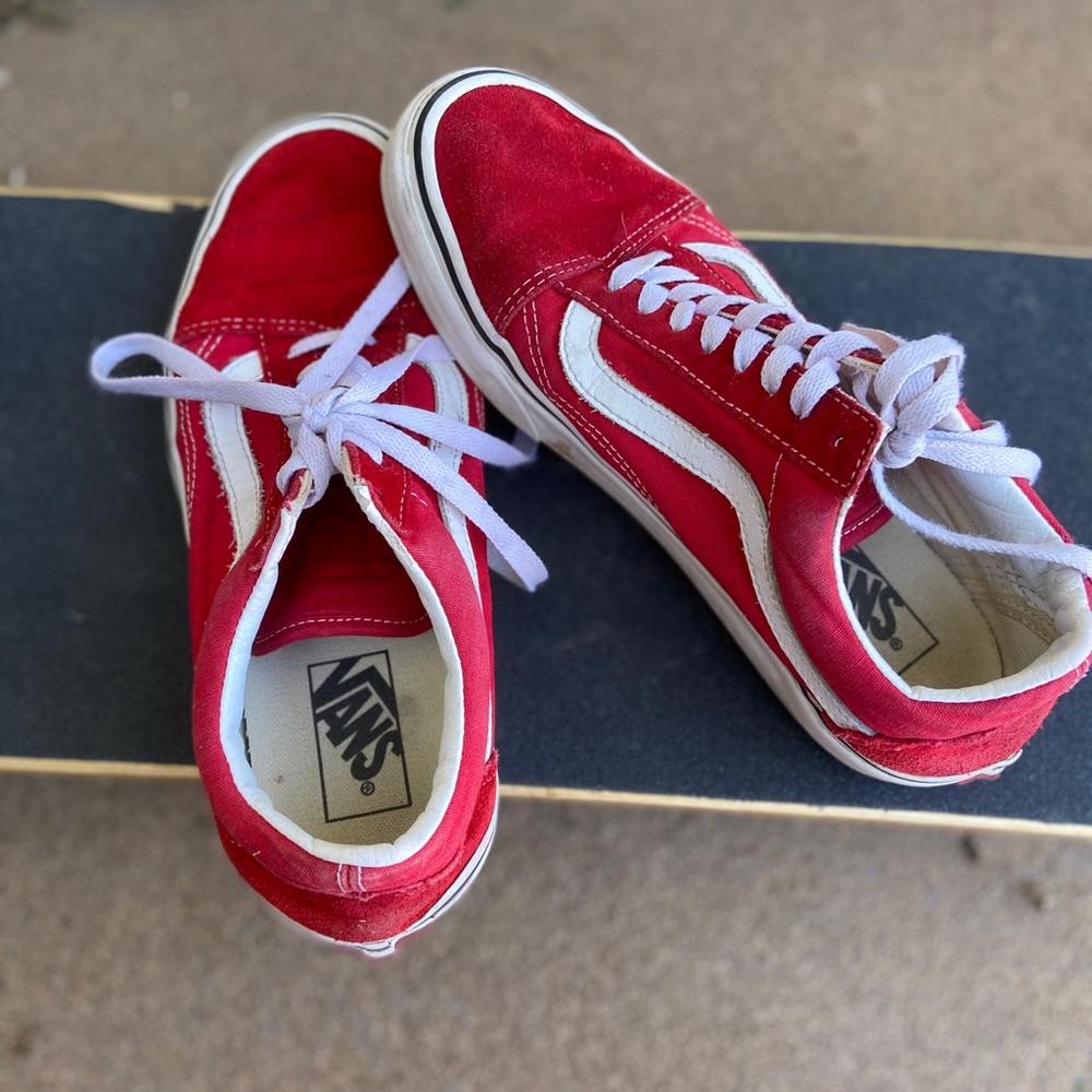 Red Old Skool Vans